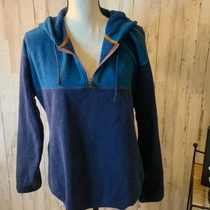 Prana 1/4 zip fleece hoody. Size L